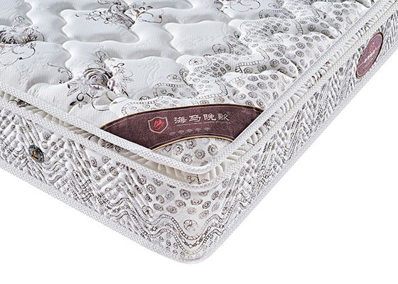 1.8x2m Chống Biosis Giường xốp dày màu trắng Nệm có kích thước nữ hoàng thoáng khí