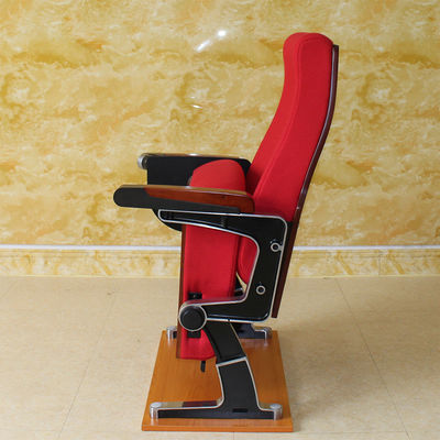 Ghế rạp chiếu phim ODM có giá đỡ cốc, Ghế rạp hát màu đỏ chống cháy Multiscene