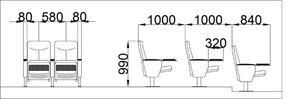 Sân vận động Thính phòng có thể gập lại Chỗ ngồi Rạp chiếu phim Chống tĩnh điện Chống cháy Chống ẩm