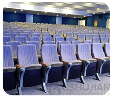 Có thể thu gọn 2 chỗ ngồi Ghế hội trường rạp chiếu phim Chống tĩnh điện Độ cứng trung bình