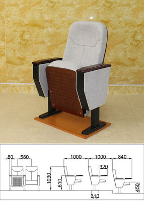 Ghế nhà hát sân vận động có thể gập lại có thể điều chỉnh IS09001 Đa lớp đa năng