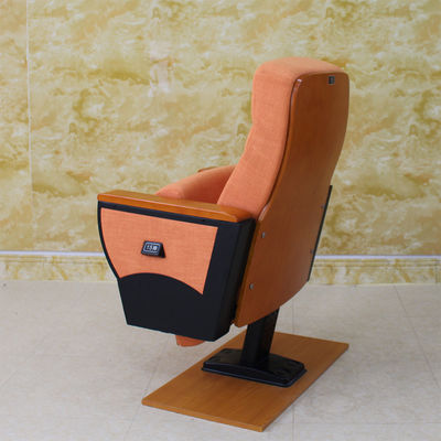 Ghế rạp chiếu phim xếp gọn màu đỏ đa năng Chống gỉ Độ cứng trung bình