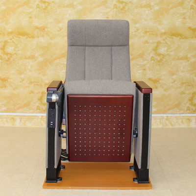 Ghế khán phòng gấp có thể sạc lại, Ghế rạp chiếu phim ODM thực tế với giá đỡ cốc